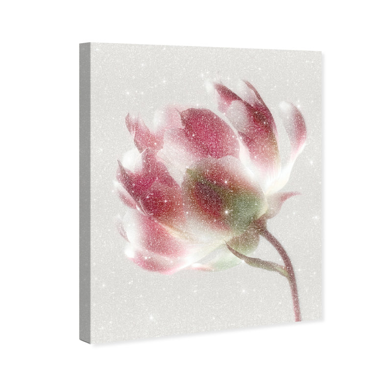 Crimson Core I Print by Oliver Gal, 16"H x 20"W, Gallery Wrapped