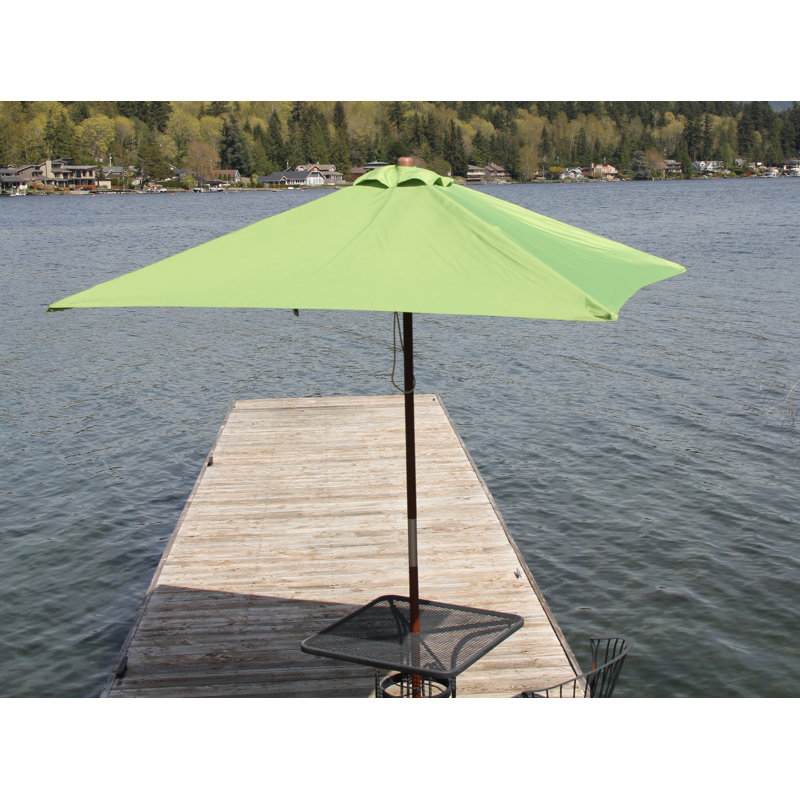 Parasol de marché carré 6,5 pi, Lime