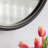 19.5" in  Round Mirror with Rope Strap