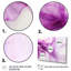 Blanc et mauve Fab Waves I - art mural géométrique-671122050-671122048