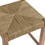 Tabouret de comptoir en bois massif de 21 po de style ferme rustique Cledia