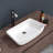 24"x15"Ceramic Rectangular Vessel Bathroom Sink