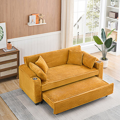 Multifunctional Expandable Sofa Bed With Cup Holder