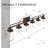 6-Light Dimmable Vanity Light Farmhouse Clear Glass Shade-863265308