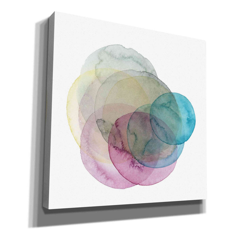 «Evolving Planets II» par Grace Popp - impression sur toile tendue, H 18 po x l 18 po x P 0,75 po