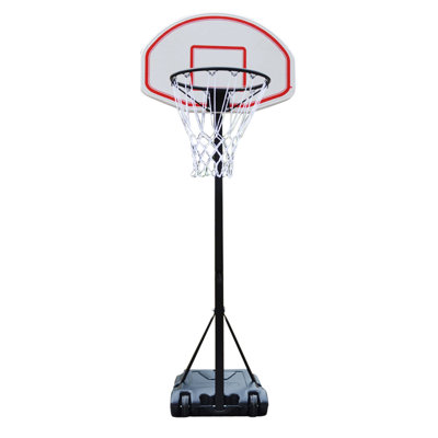 Height Adjustable 82.75" Outdoor Basketball Hoop