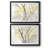 Blissful Elegance I - Matted and Framed Under Acrylic Glass, Set of 2, Large Living Room Wall Art-656205511-656205509