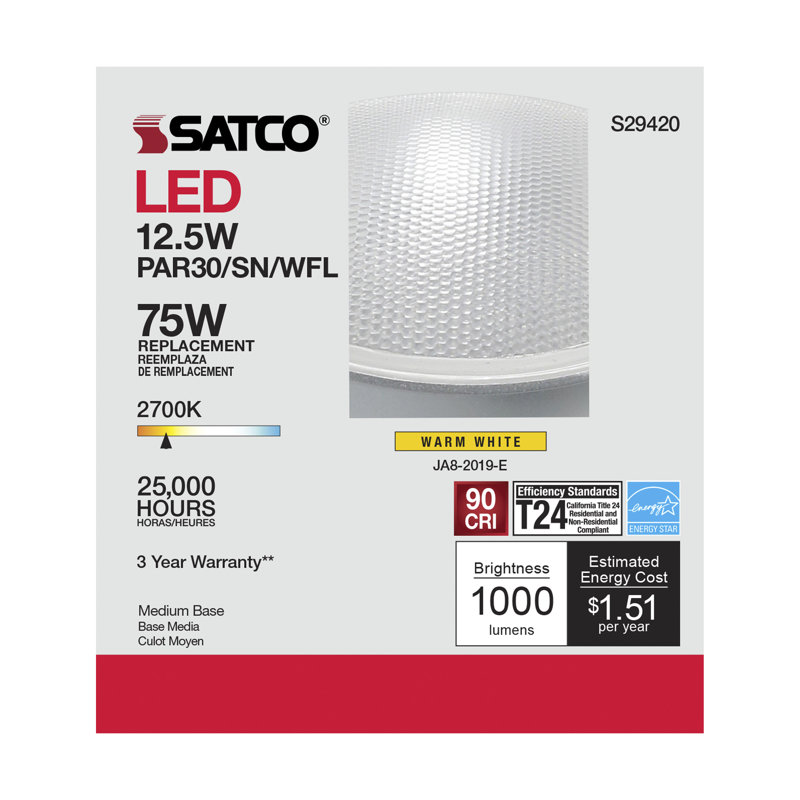 12.5 Watt LED Bulb, 2700K