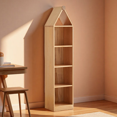Bibliothèque de rangement de style nordique