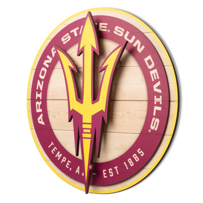 NCAA Arizona State Sun Devils 3DX Circle Wall Art