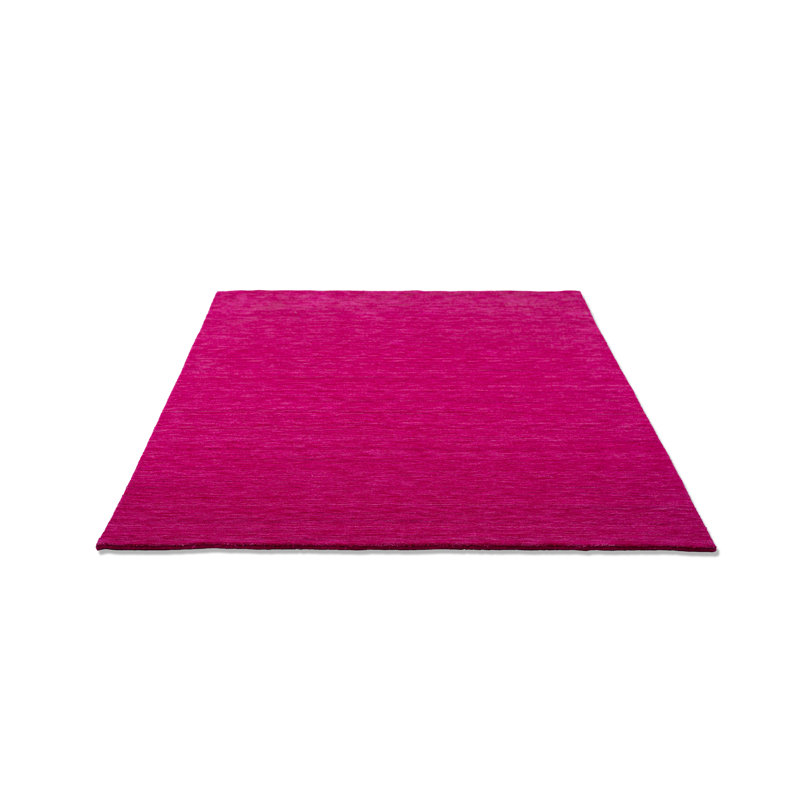 Rectangular Uniform Color Wool Hand Woven Area Rug, Rectangle 170cm x 240cm