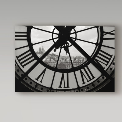 Avisha, «Grande horloge», reproduction de photo sur toile tendue