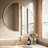 Arched Aluminum Frame Wall Mirror with Tempered Glass for Bathroom, Living Room, Entryway-91113315-91113313