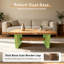 Table basse en bois massif avec dimensions personnalisables