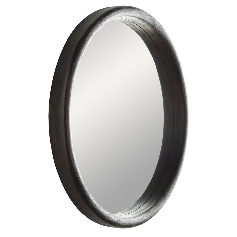 Lesley Round Solid Wood Mirror