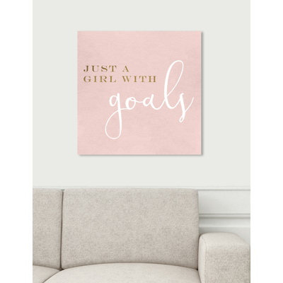 " A Girl With Goals Blush "