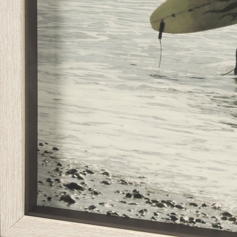 Serene Surf by Urban Octopus a Framed Art Print Matted under Glass