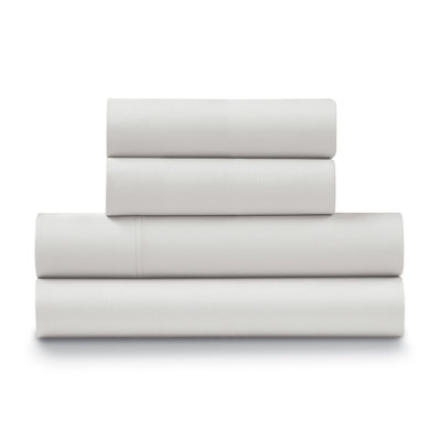  Ensemble de draps 500 fils en satin de coton 500 fils (4 pièces)