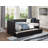 Faux Leather Upholstered Contemporary Daybed with Trundle-43074514