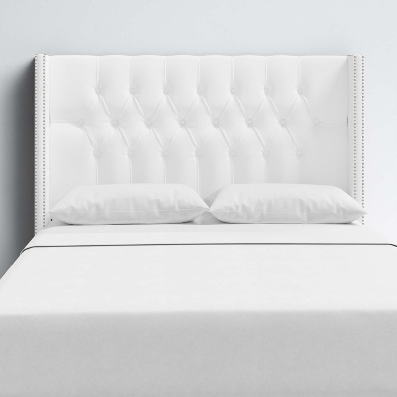 Knighten Upholstered Headboard, King, Shantung Aztec Gold