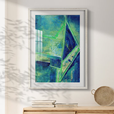 GeometricInCoolIIPremiumGalleryWrappedCanvas-Framed Print
