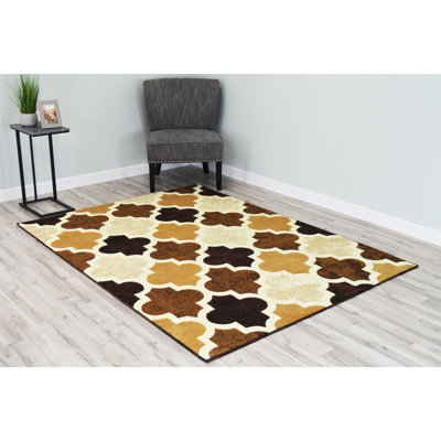Nisha Performance Geometric Indoor Rug