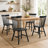 Solid Wood Modern Farmhouse Windsor Dining Chairs-1990141900