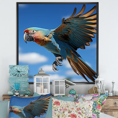 Perroquets ailes de beauté I sur toile