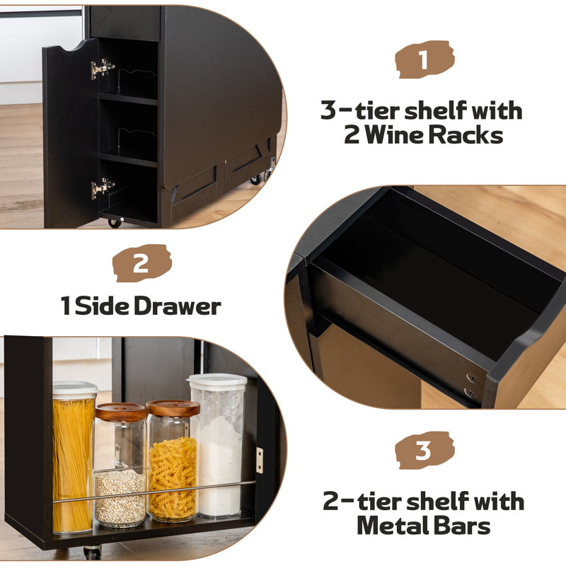Dining Table, Black, Black
