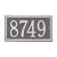 Double Line 1-Line Wall Address Plaque-110827157-110827154