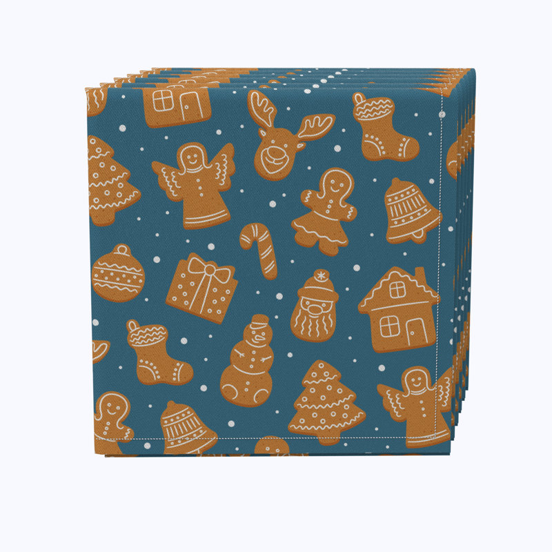 Ellie-May Cotton Abstract Square Napkin