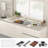 32" Undermount Stainless Steel Kitchen Sink, Single Bowl Complete Set With Colander, Cutting Board & Dish Rack