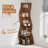 5 Tier Corner Bookshelf, Tall Corner Shelf Stand, Wooden Corner Storage Organizer, Open Display Rack, Plant Stand, Small Space Furniture for Living Room Bedroom Office-1702087632