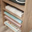 Armoire d'appoint polyvalente avec rallonge rabattable et tablettes réglables pour le bureau personnel, la salle de bricolage et la cuisine