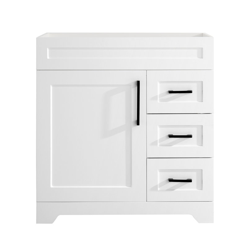 Tadyn 29.92'' Free Standing Single Bathroom Vanity with Manufactured Wood Top