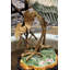 Figurine en porcelaine héron avec bronze Ormolu