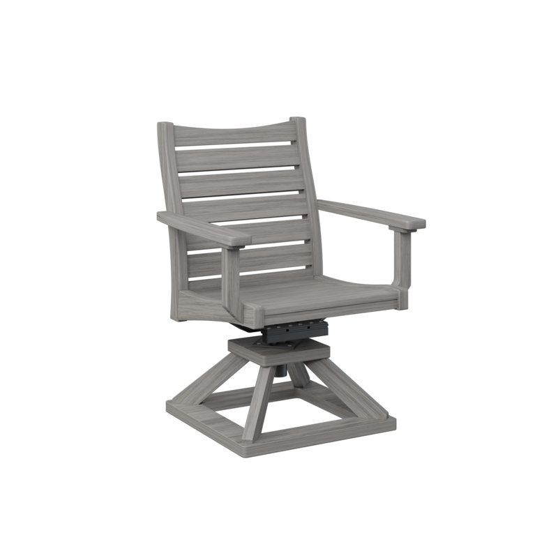 Chaise berçante pivotante Berlin Gardens Bristol, Bois flottant gris