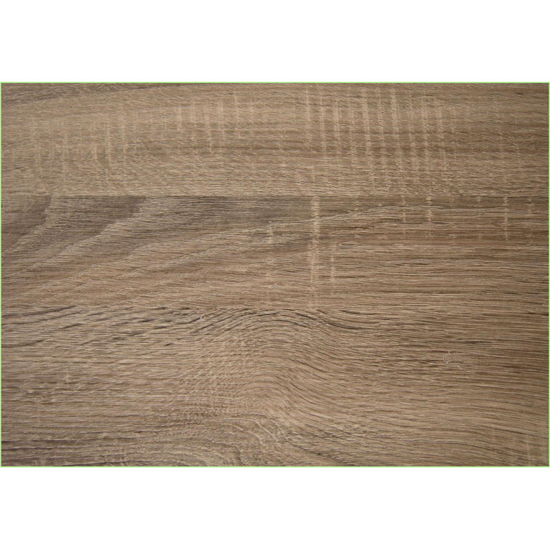 Bureaux, bureau d'ordinateur contemporain avec rangement 48 po, stratifié taupe foncé & amp; Métal noir | Taupe | Panneau de particules
