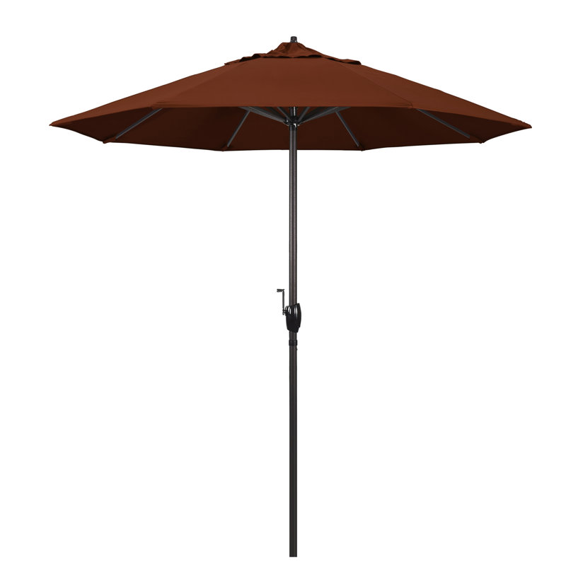 Parasol de marché 7,5 pi Nunez, Terre cuite - oléfine