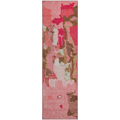Premium Machine Washable Birchview AMF1028 Abstract Rug