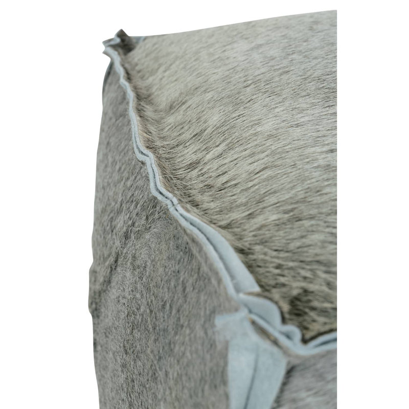 Hair On Hide Ottoman