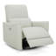 Fauteuil inclinable électrique pivotant en cuir Mikkel-593029251