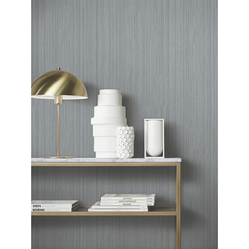 Papier peint strié, Gris