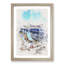 Upon Brighton Beach Pier - Picture Frame Painting Print-56853424-56853430