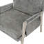 Modern Home Accent Chair Cushion Seat Back Cream Chenille Fabric Upholstery Solid Wood Furniture 1Pc-689600703
