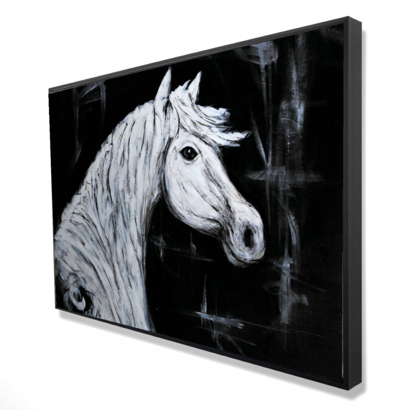 «Horse Profile View» sur toile