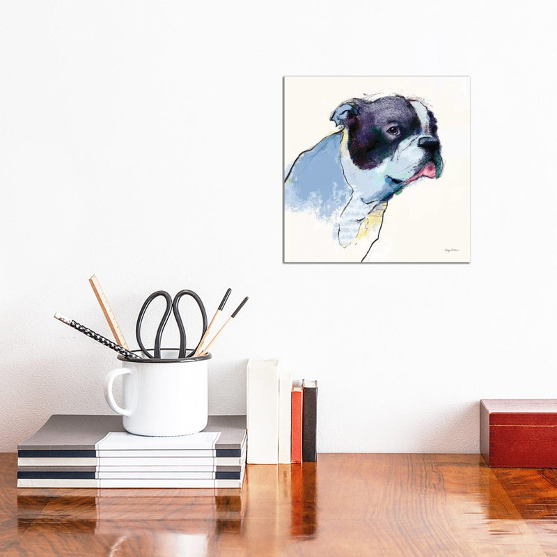Jason Watercolor Pastel - Wrapped Canvas Print, 30.48cm H x 30.48cm W x 1.9cm D