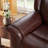 85'' Wide Modern Upholstered Genuine Leather Manual Reclining Sofa With Pillow Top Arm