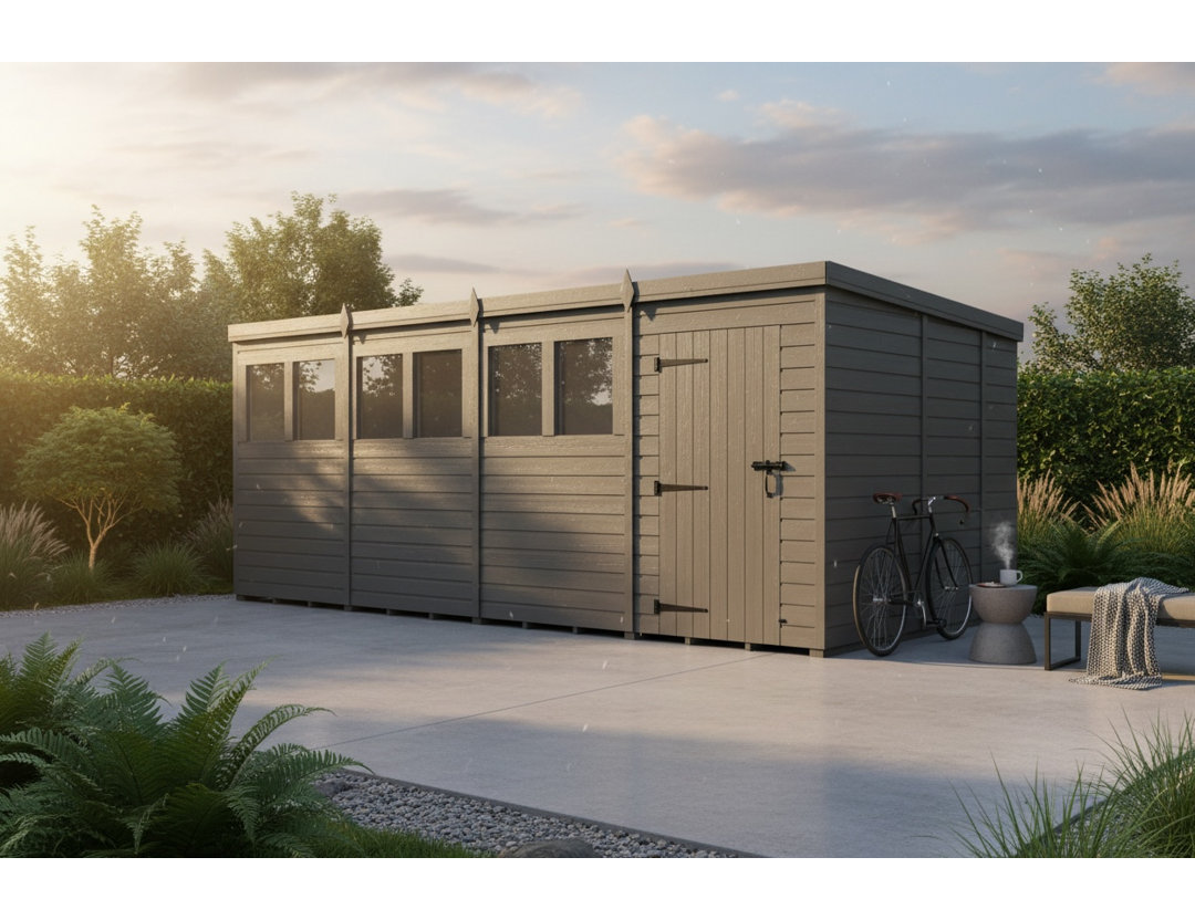 16x9 Pent Composite Shed