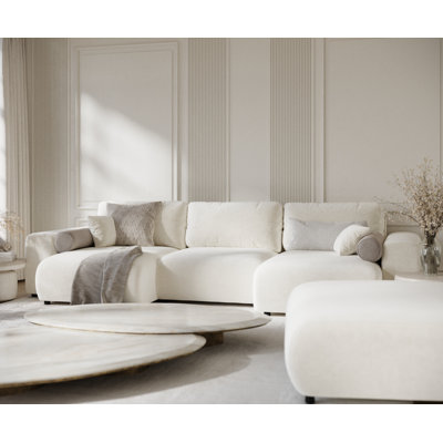 Six-seater panoramic sofa